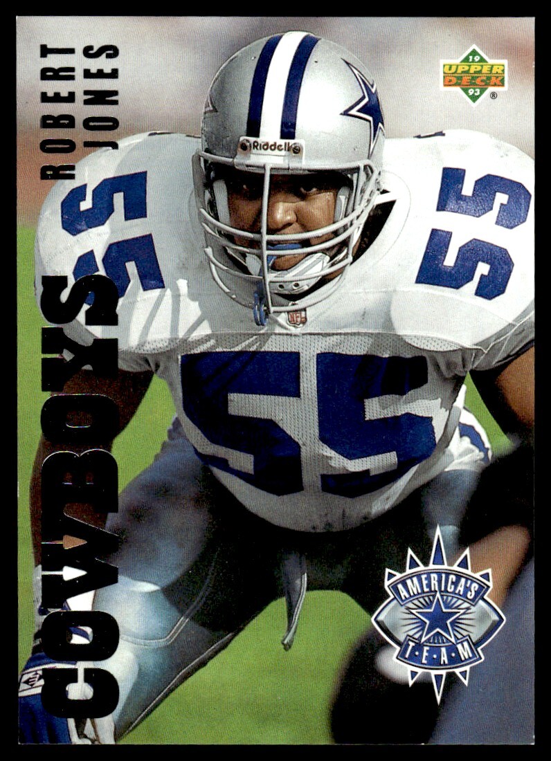 1993 Upper Deck America's Team Robert Jones Dallas Cowboys #AT10