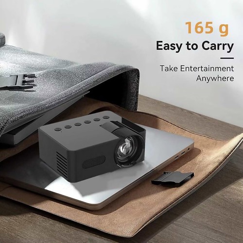 1set Portable Projector 1080P HD 16:9 Projection Multi-functional Connectivity - Picture 5 of 12