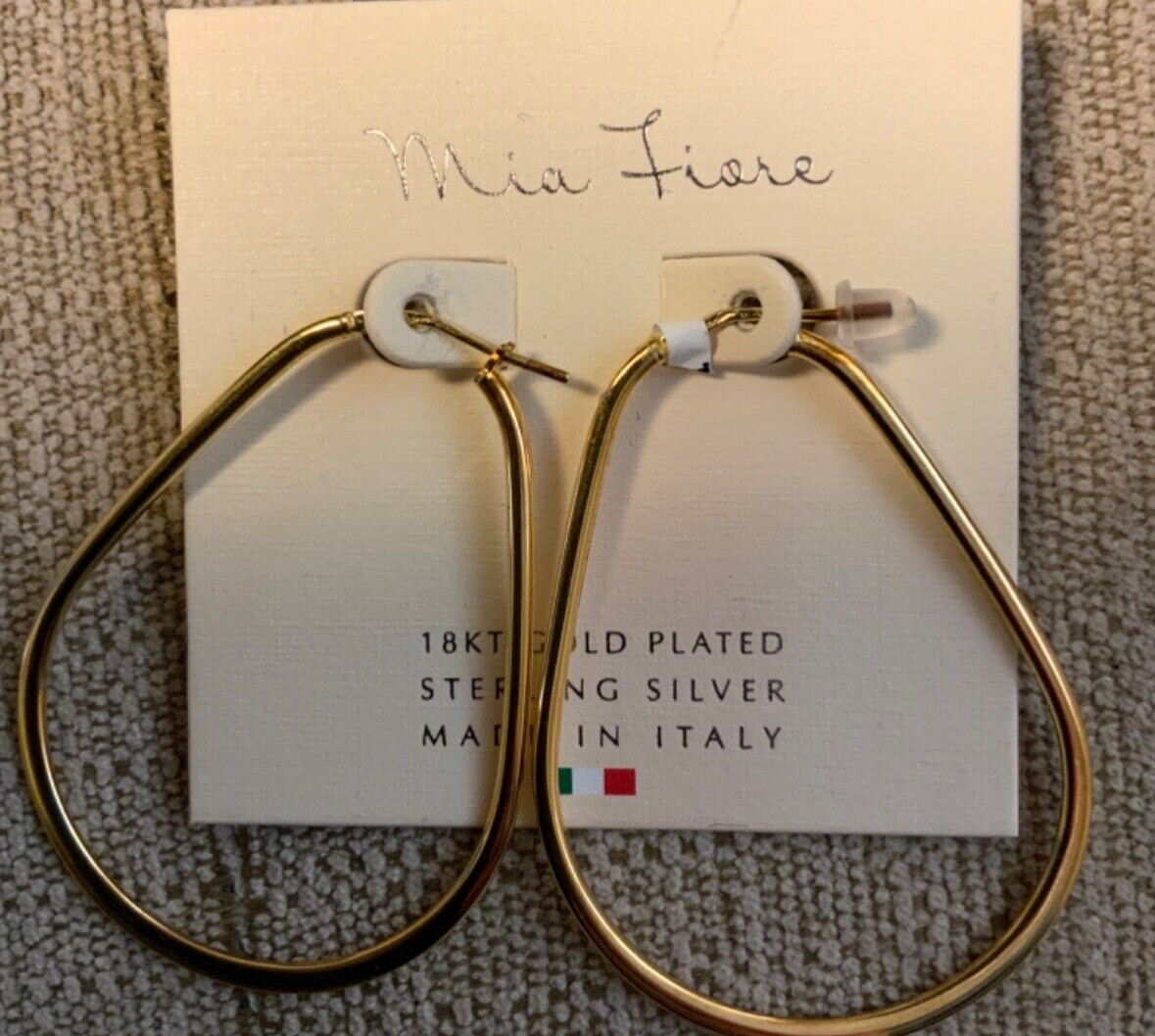Mia Fiore Sterling Silver Hoop Earrings 2024 citybeef