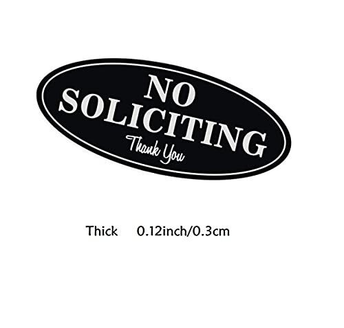 No Soliciting Sign for Home,No Soliciting Sign for House - Bild 5 von 7