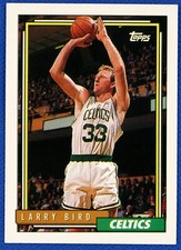 1992-93 Topps Larry Bird #1 Boston Celtics Near Mint to Mint
