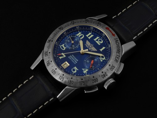 Poljot Chronograph 3133 Blue Classic DE - Picture 2 of 7