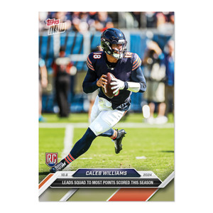 Caleb Williams - 2024 TOPPS NOW Football Card 8 RC