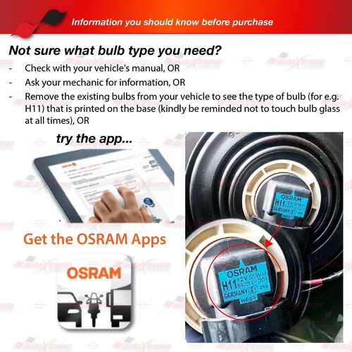 2x H8 708 2600K YELLOW Spot Light OSRAM FOG BREAKER Headlight Bulb Lamp 62212FBR - Picture 7 of 10