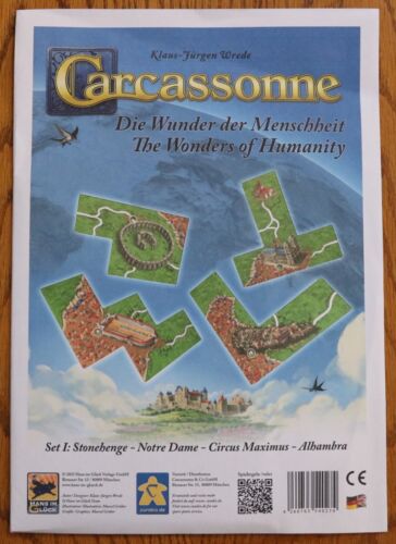 Carcassonne Promo Gioco da Tavolo Nuova Art Edition Mini Espansioni Aggiornamenti Asmodee - Foto 43 di 47