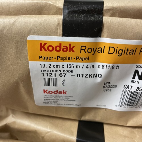 KODAK ROYAL DIGITAL PAPER - 2 ROLLS - 4” X 511.8’ - 8567174 - N MATT ROLL PAPER - Picture 3 of 11