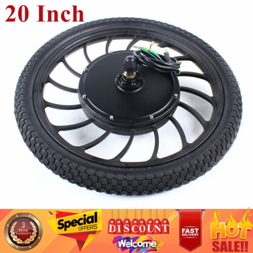 Kit de conversión de motor de bicicleta eléctrica de rueda delantera de motor de buje de 20 pulgadas 48 V - Imagen 9 de 11