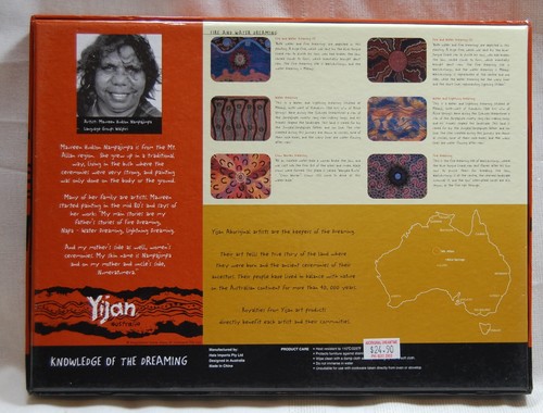 6 Tovagliette Australia Yijan Arte Aborigena da Collezione Conoscenza del Sogno - Foto 2 di 8