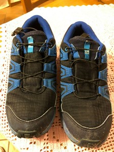 SALOMON BAMBINO SPEED CROSS SCARPE DA RUNNING USATE MA TENUTE BENE COLORE BLUE | eBay