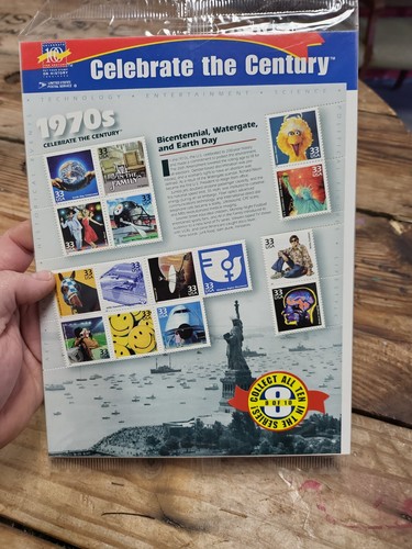 New Sealed CELEBRATE THE CENTURY 1900-1980. Complete 9 Sheet Set US USA Stamps - Picture 18 of 21