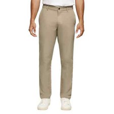 Banana Republic Men's Slim Fit Flat Front Pants, Tan, Size 36X30