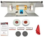 350W Jewellery Polisher Polishing Machine  +  Cabinet 0-10,000rpm 4" Wheels