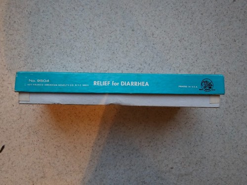 Doc Slobotski’s Instant Relief From Diarrhea Medical Gag Gift Vintage Novelty - Picture 4 of 5