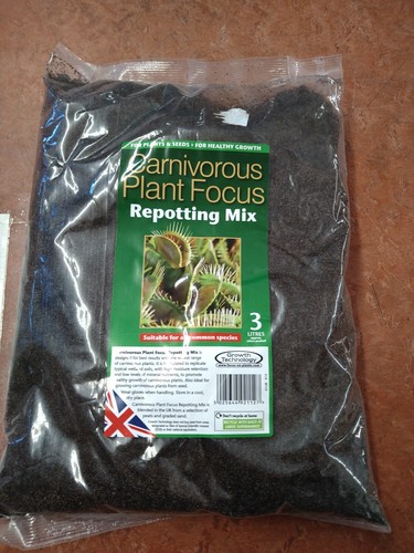 Carnivorous Plant Focus Repotting Mix 3 Litres - Growth Technology - Picture 3 of 3