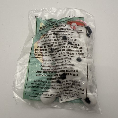 #4 Dottie Dalmation, 2000 McDonald's Happy Meal, Ty Beanie Babies, New Sealed - Picture 2 of 2