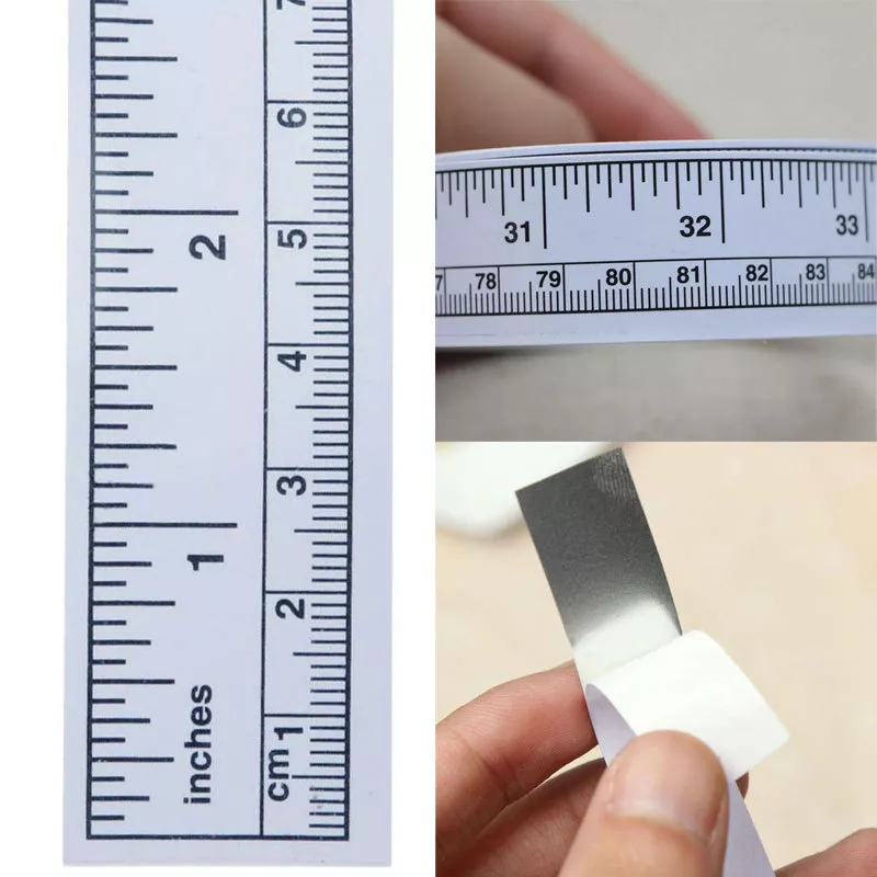 Adhesive measuring deals tape for sewing