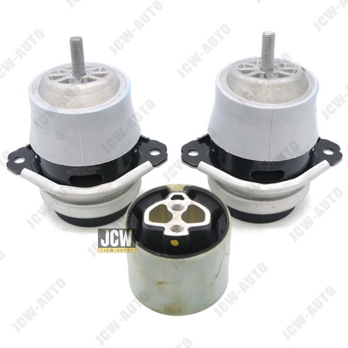 Pair Engine Mounts and Transmission Mount 7L8199131A OEM For Audi Q7 VW Touareg - Picture 2 of 6
