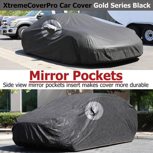 2023 PORSCHE MACAN WATERPROOF CAR COVER W/MIRRORPOCKET BLACK - Picture 3 of 12