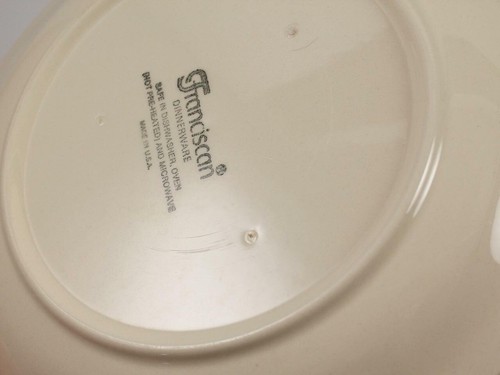 Franciscan Country Craft Peachy Pink Salad Plate 8.25" USA 1982 Discontinued - Picture 3 of 6