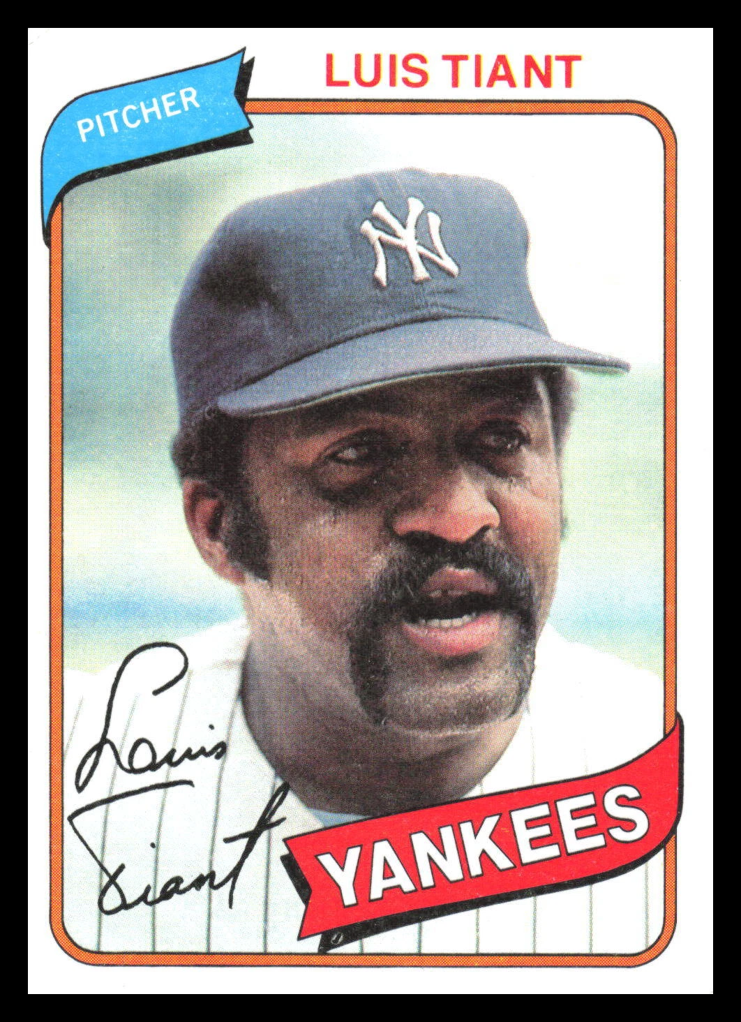 1980 Topps Luis Tiant #35New York Yankees VG 5E