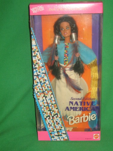 Native American Barbie Doll 2nd Edition Dolls of the World  1993 - Picture 1 of 3