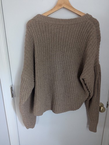 Top suéter marrón talla grande Madewell - Imagen 2 de 7