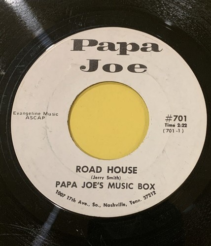 Papa Joes Music Box Stardust , Road House Papa Joe Records Rare 45 - Imagen 2 de 4