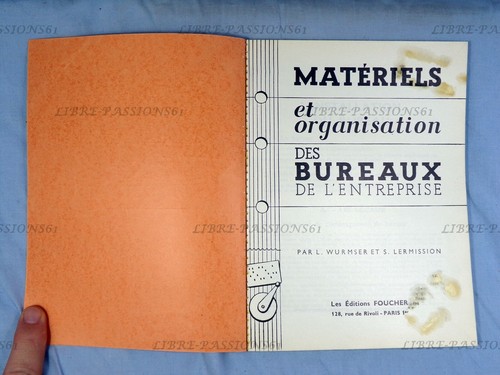 MATÉRIELS ET ORGANISATION DES BUREAUX DE L'ENTREPRISE, ÉDITIONS FOUCHER, 1969 - Picture 6 of 12