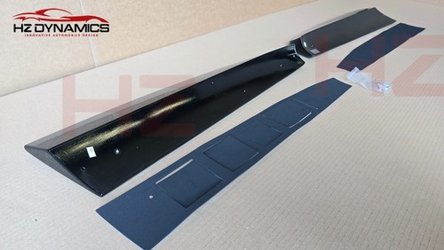 FOR FORD TRANSIT CUSTOM GLOSS BLACK REAR TWIN BARN DOOR ROOF SPOILER  2013-19 UK - Picture 11 of 13