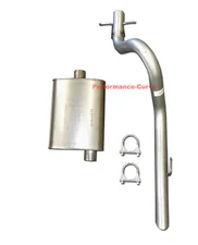 1991 - 1996 Jeep Wrangler Performance Exhaust w/ Xlerator Big Max Turbo Muffler