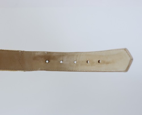 Needlepoint Leather Belt 36" Golf Tennis Dog MD Preppy Country Club Old Money - Picture 13 of 15