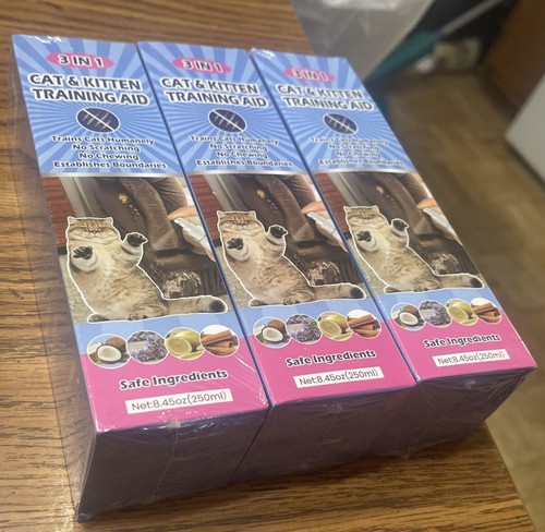 3 in 1 Cat Kitten Training Aid Spray 250ml All Natural Pet Chewing Scratching !$ - Picture 11 of 15