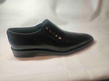 Mens designer shoes Valentino Black Leather dress shoes