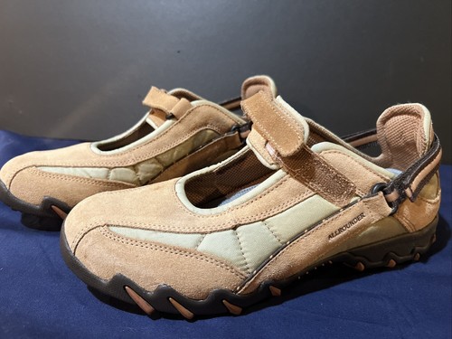 Mephisto Allrounder braune Wildleder-Turnschuhe Schnürsenkel Damen Größe 8. Sieht leicht getragen aus