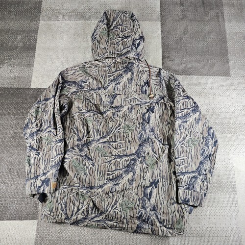 VTG Columbia Mossy Oak Hunting Jacket Men XL Camo Omni Tech Waterproof - Picture 3 of 8