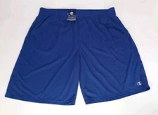 Champion Big & Tall 2 Pocket Athletic Shorts Men's Size 4XL Blue