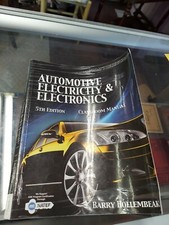 Automotive Electricity And Electronics 5th Edition Classroom & Shop Manual - 