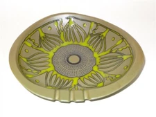 LARGE Vintage Mid Century Hand Painted Ceramic Ash Tray Sascha Brastoff C-30
