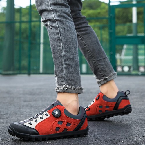 Men's MTB Cycling Shoes Breathable Trekkiing Wearable Gravel Road Bike Sneakers - Picture 21 of 28