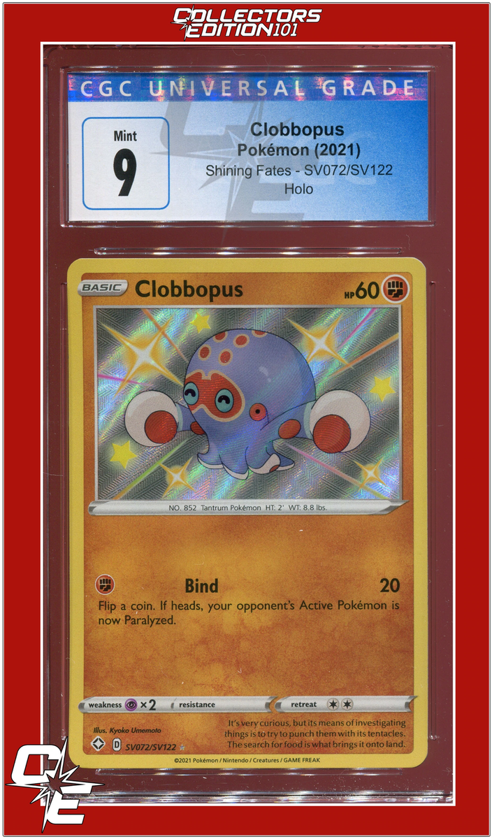 Shining Fates SV072 Clobbopus Holo CGC 9 | eBay
