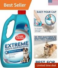 Family-Safe Pet Stain Remover - Enzymatic Action in 128 Fl Oz Bottle