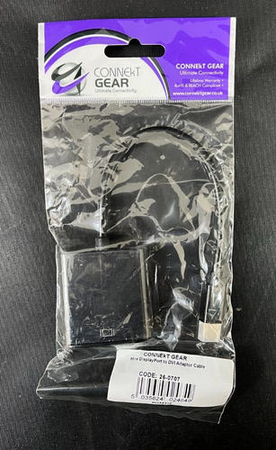 Connekt Gear Mini DisplayPort to DVI Adapter Cable - NEW ! - Picture 4 of 4