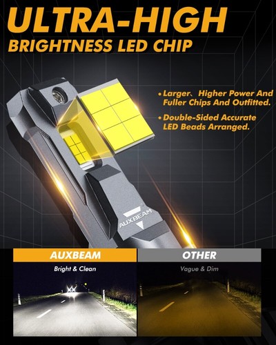 for Nissan Altima 1993-2023 AUXBEAM F22 Series LED Headlight 9005 9007 H4 H9 H11 - Picture 3 of 27