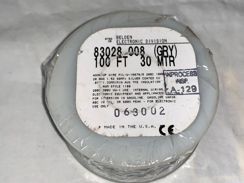 Belden 83028 -008 silver over copper 20AWG Style 1180 100ft - Picture 1 of 6