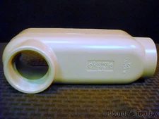 New Hubbell Outdoor 2" Threaded E-Series Aluminum Alloy Conduit Body, EALB-6