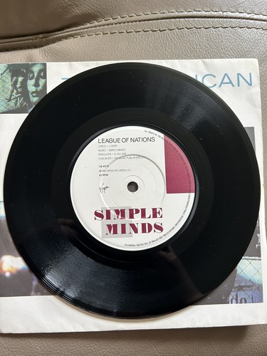 Simple Minds – The American 7" Vinyl Single Virgin VS 410 UK 1981 - Picture 6 of 6