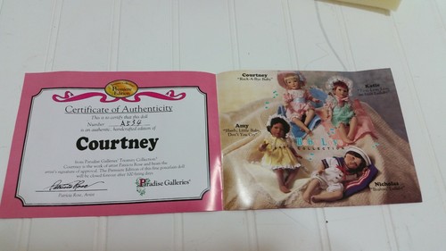 Patricia Rose Porcelain Doll Courtney Paradise Galleries #’d BABY LOVE Musical - Picture 7 of 12