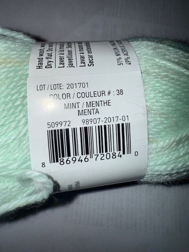 Loops & Threads Yarn POPPY nylon acrylic blend - 238yd 3.5oz 218m 100g - Picture 15 of 25