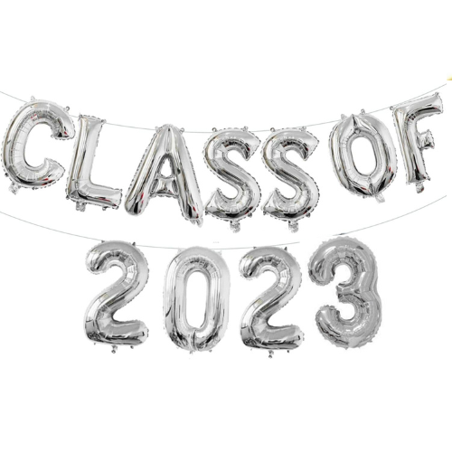 PROM 2023 Ballons 16" Folie Abschluss Uni Schule GRAD Party Dekorationen Ballons - Bild 23 von 43