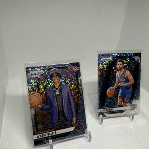 Ja'kobe Walter 2024-25 Panini Prizm Rare "V" Fast Break Prizm #223 RAPTORS